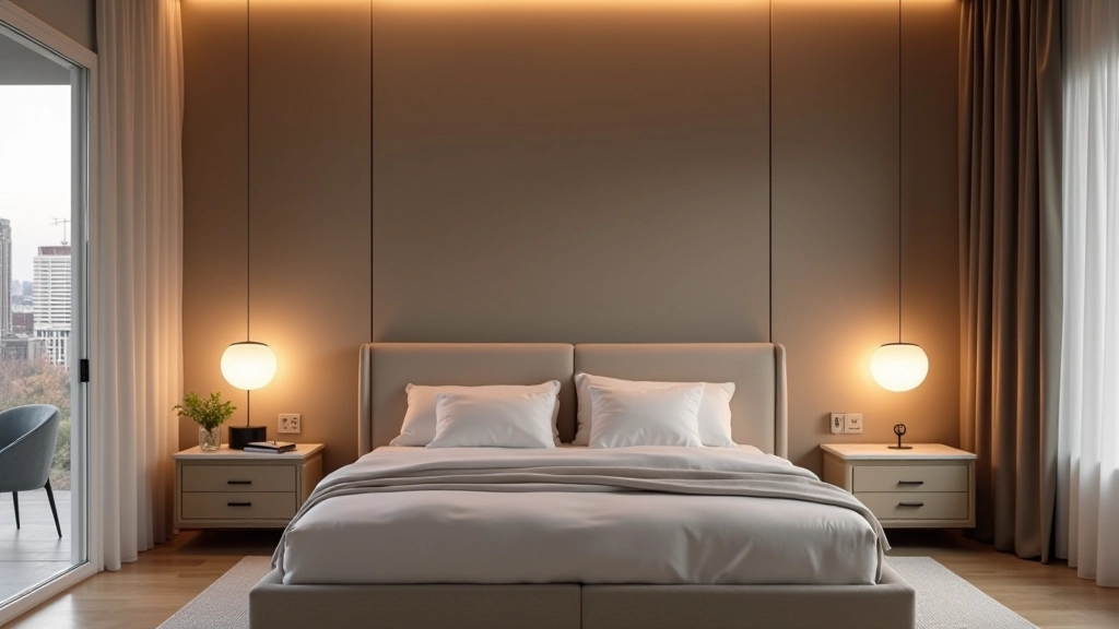 Smart home system with hidden technology and contemporary design