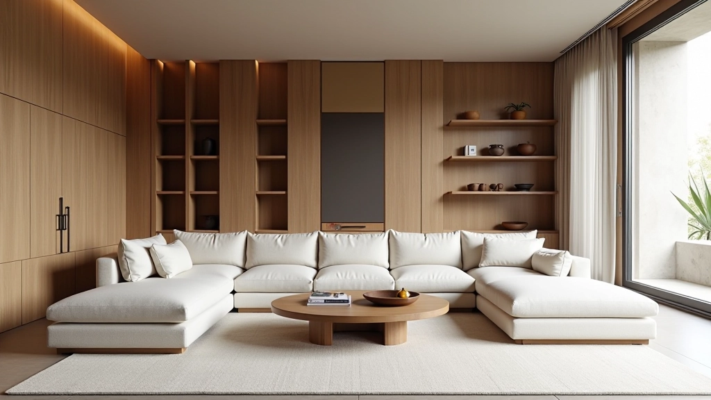 Italian furniture selection with craftsmanship details